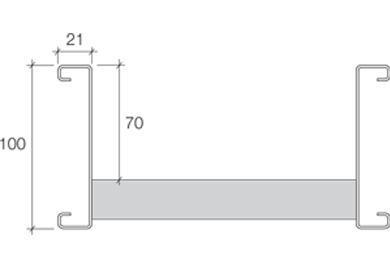 Cable Ladder Technical Details - 100mm Deep Range
