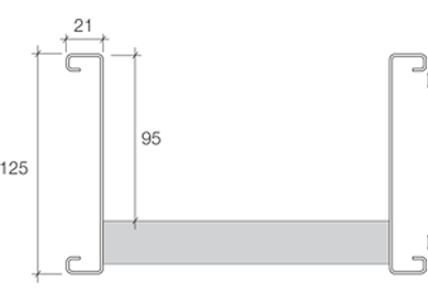 Cable Ladder Technical Details - 125mm Deep Range