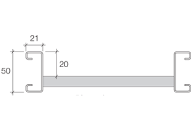 Cable Ladder Technical Details - 50mm Deep Range 