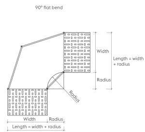 90 Degree Flat Bend Cable Tray