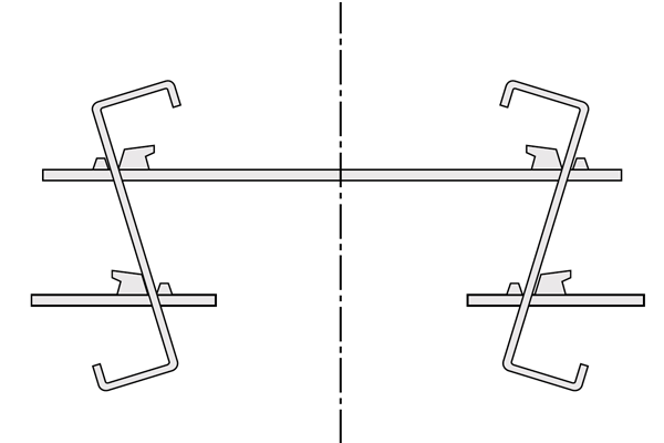 Anti Sag Rods and Eaves Braces Round Lok Apex Tie