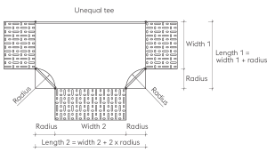 Unequal Tee Cable Tray