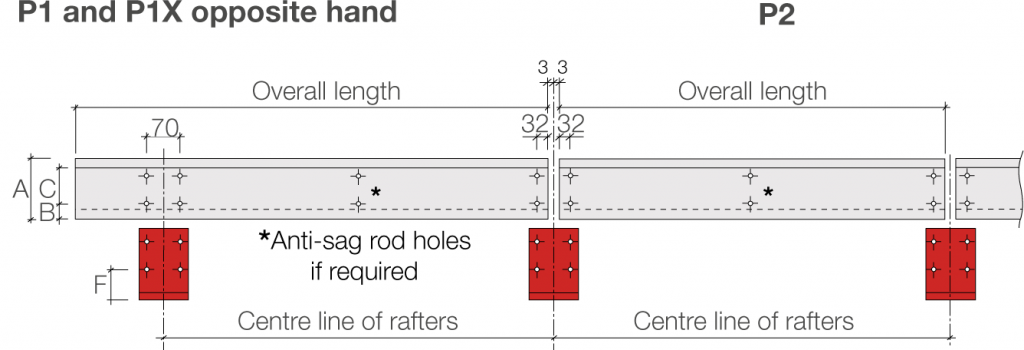 butt purlin system