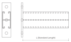 Cantilever Arms - Double