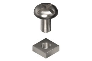 Roofing bolt and nut