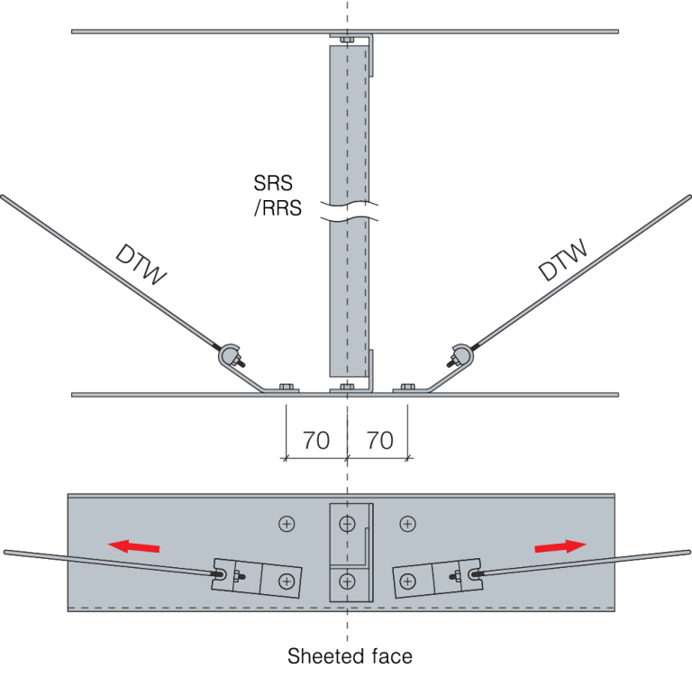 Vertical Cladding Restraint Fixing Details Metsec