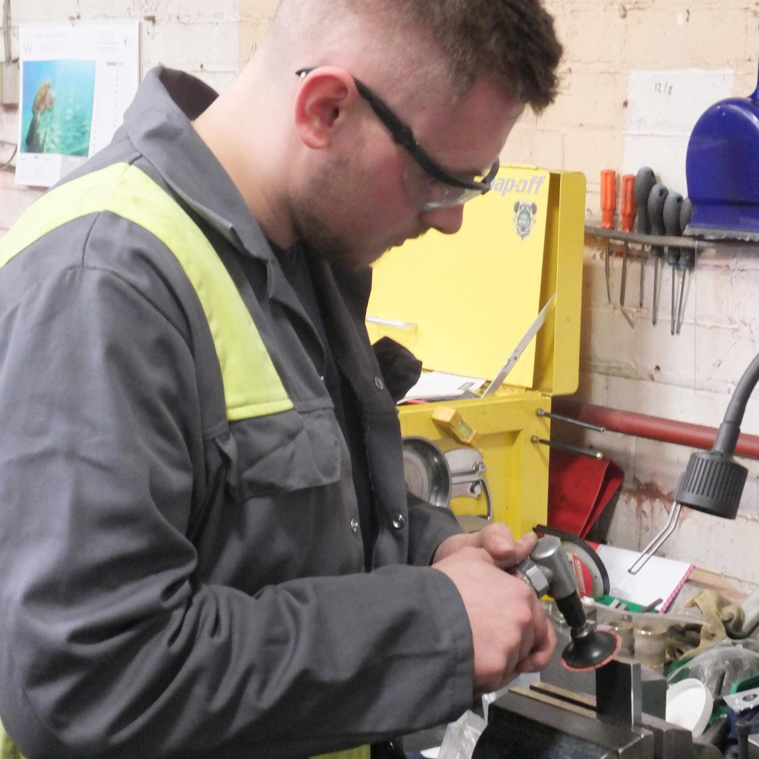 voestalpine Metsec working in the tool room