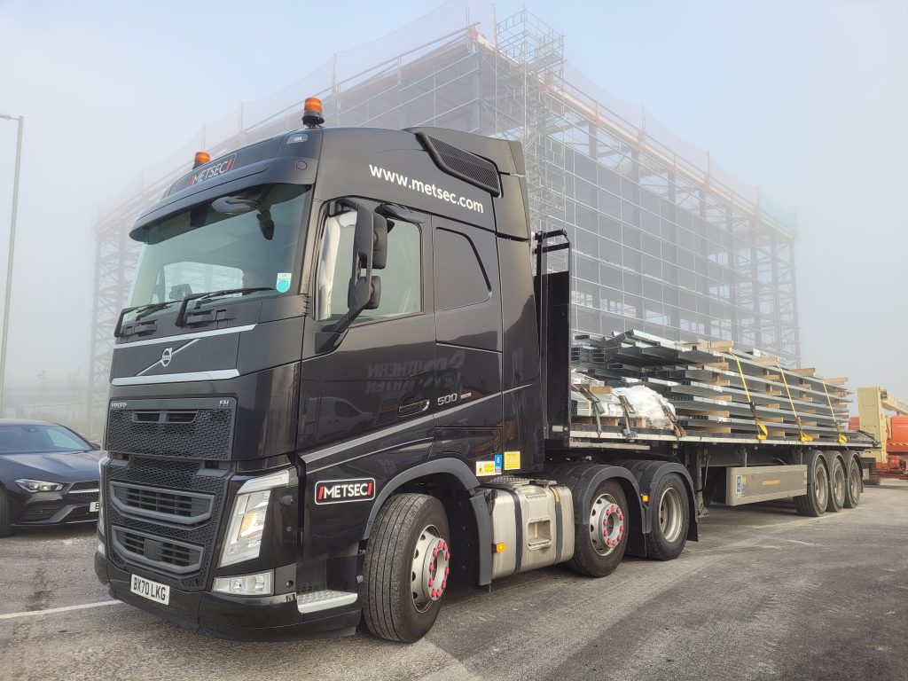 Purlins lorry delivery