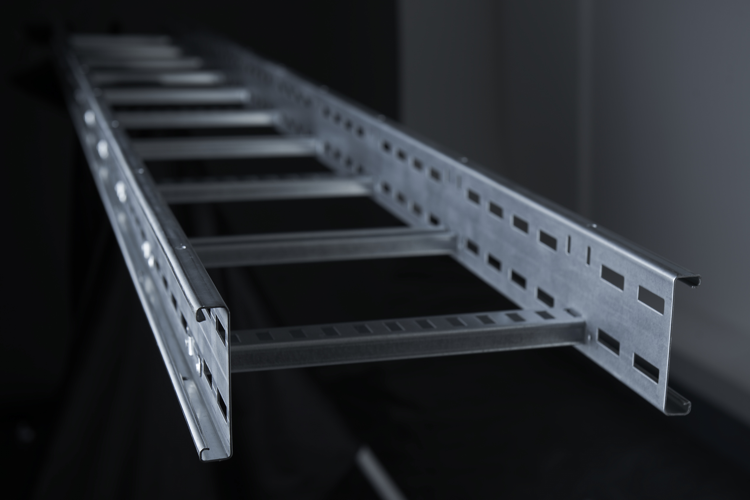 Metric cable ladder, IEC cable management, Structural steel savings