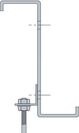 heavy duty purlin bracket